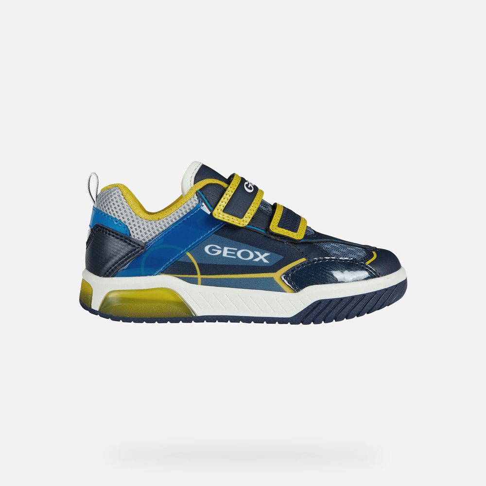 Geox Sneakers Navy/Yellow Inek - Geox Boys Shoes - FYXHPI145